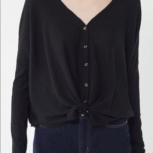 Urban outfitters button up front top